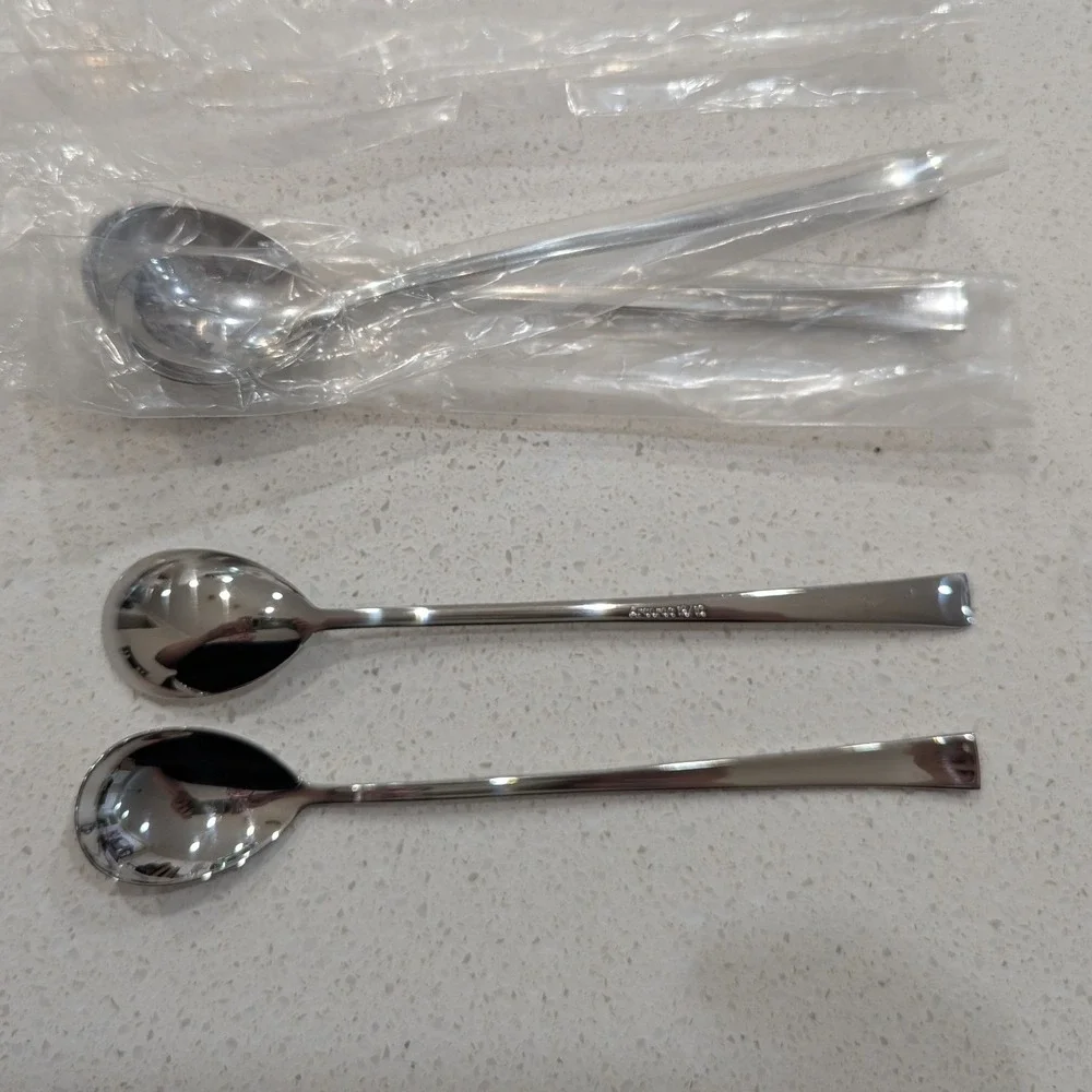 Arcoroc Iced Tea Spoons 18/10 Stainless Steel Silver 7.5